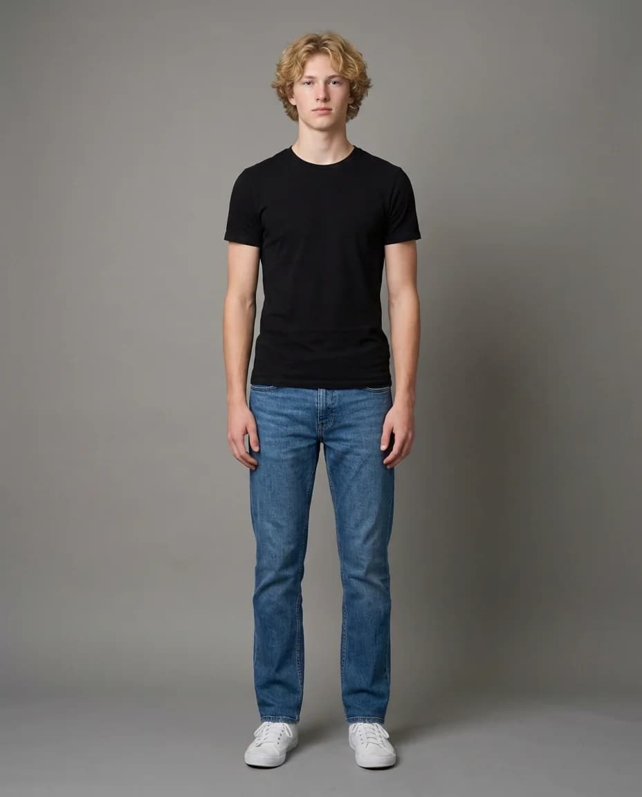 AI fashion photoshoot - model in 10s example