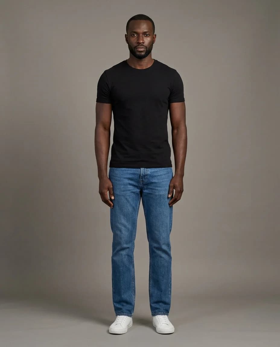 AI fashion photoshoot - model in 30s example