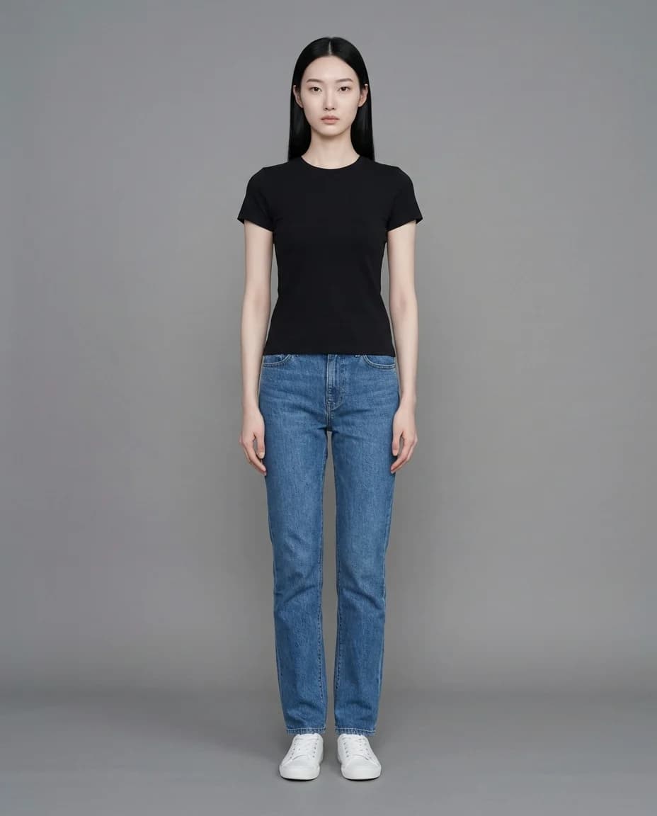 AI fashion photoshoot - asian model example