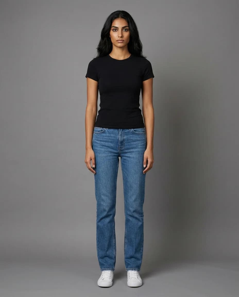 AI fashion photoshoot - south asian model example