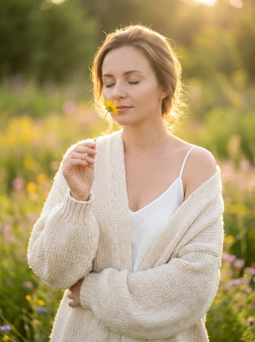 Alpine Wildflower Meadow fashion photography example 2