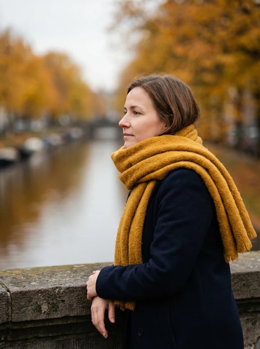 Amsterdam Historic Canal Bridge fashion photography example 2