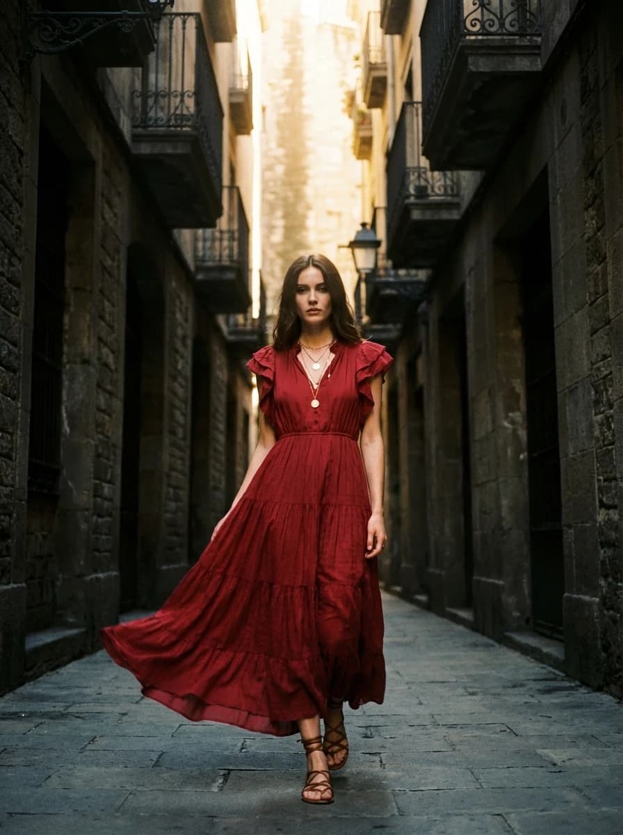 Barcelona Gothic Labyrinth fashion photography example 1