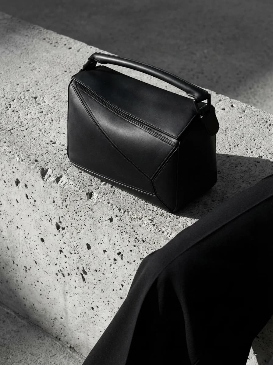 Brutalist Concrete Architecture fashion photography example 3