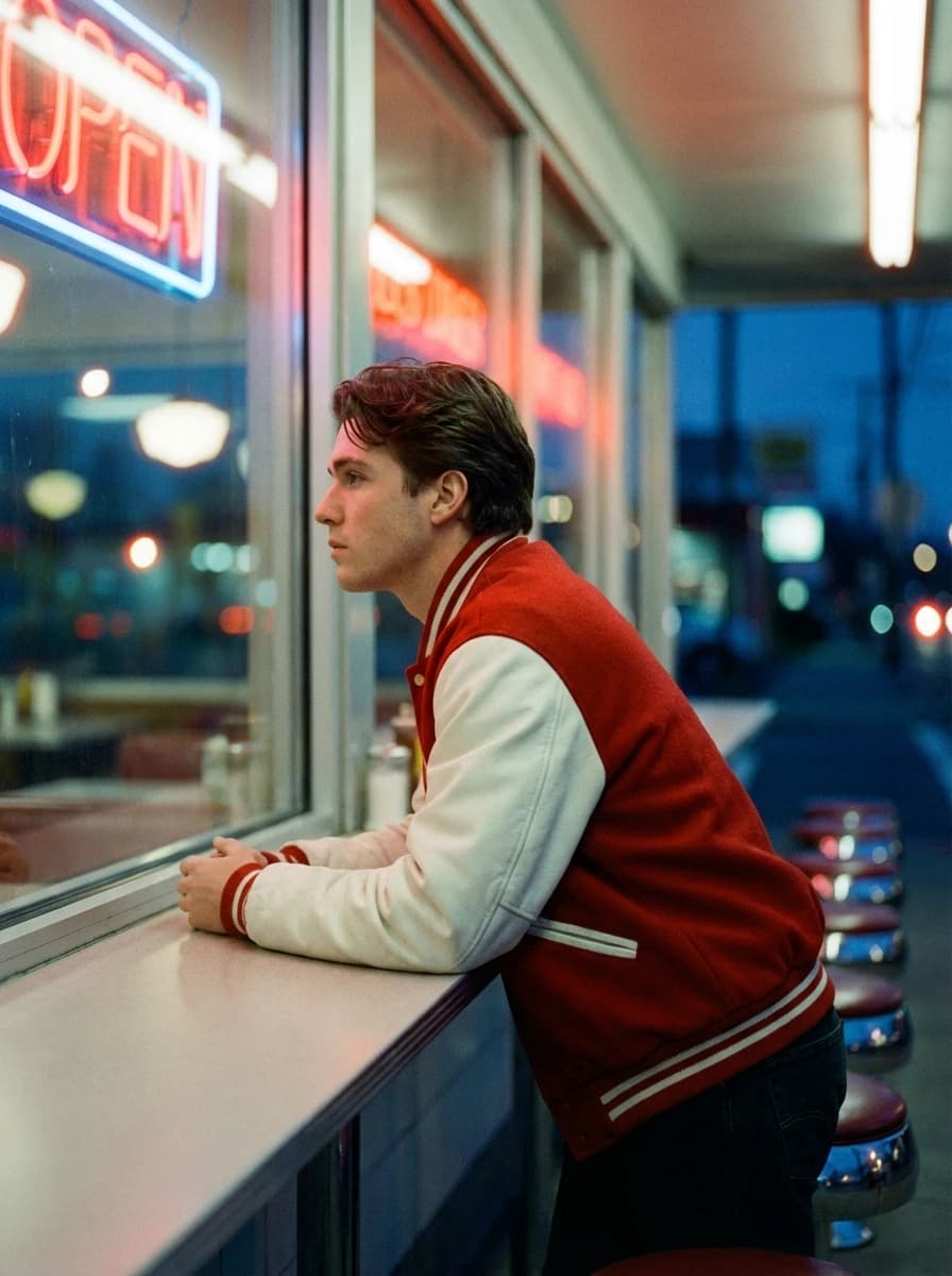 Classic American Vintage Diner fashion photography example 2