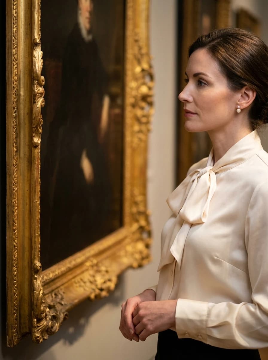 Classic European Art Museum fashion photography example 2