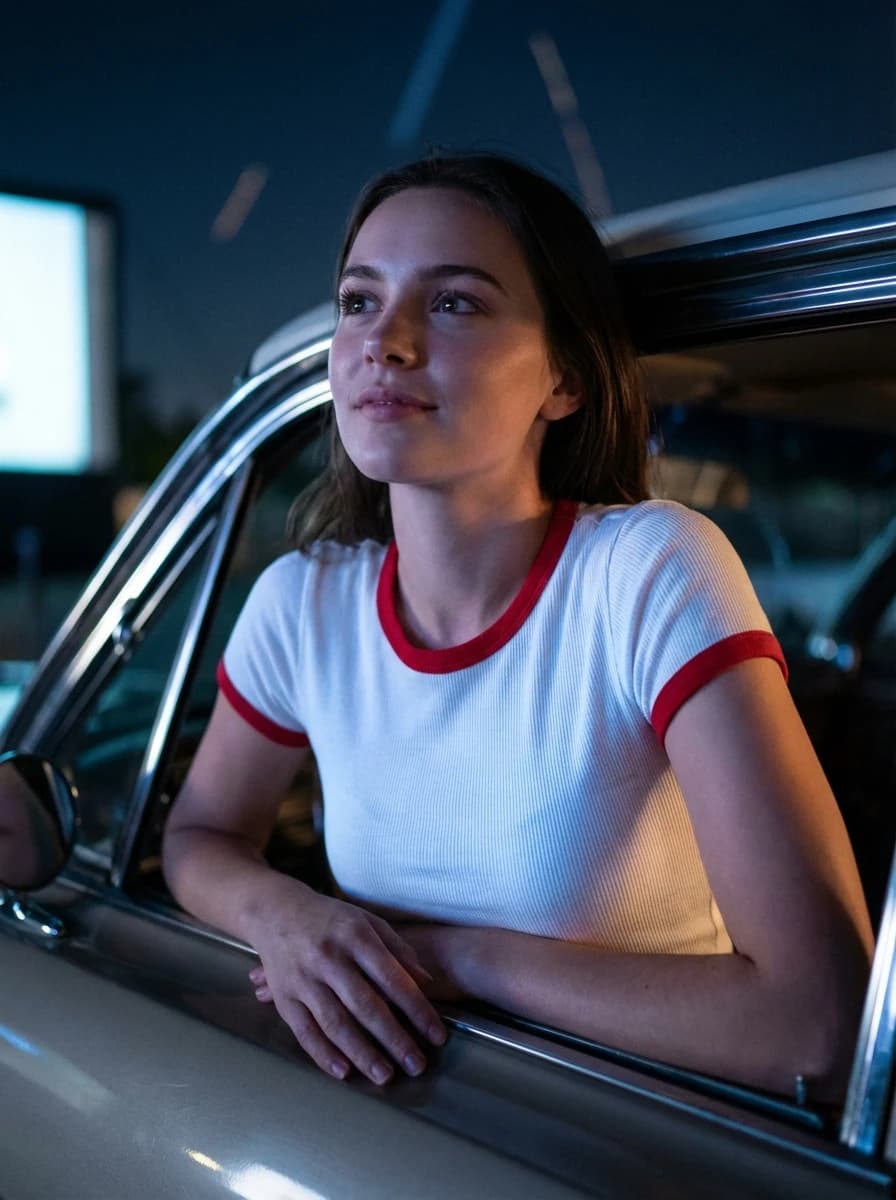 Drive-In Movie Theater fashion photography example 2