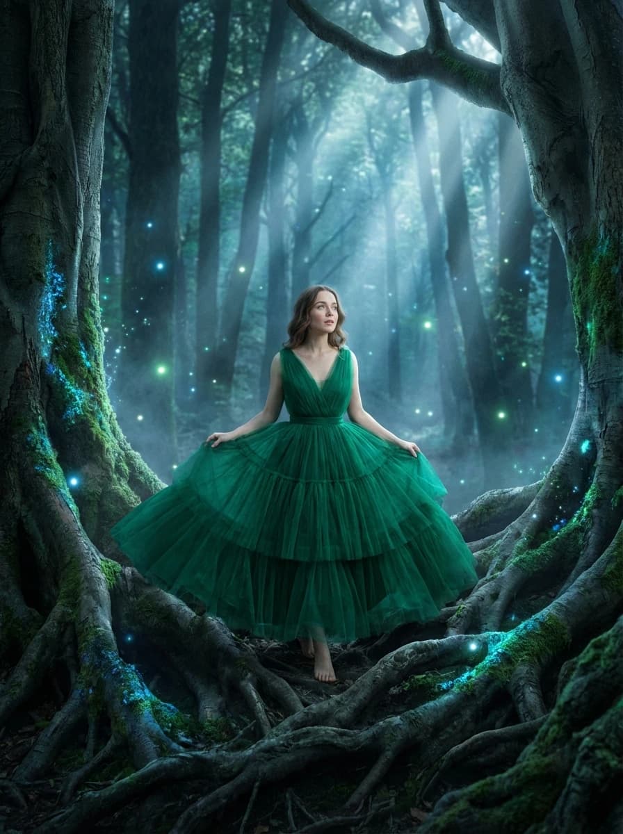 Fairy Tale Enchanted Forest fashion photography example 1