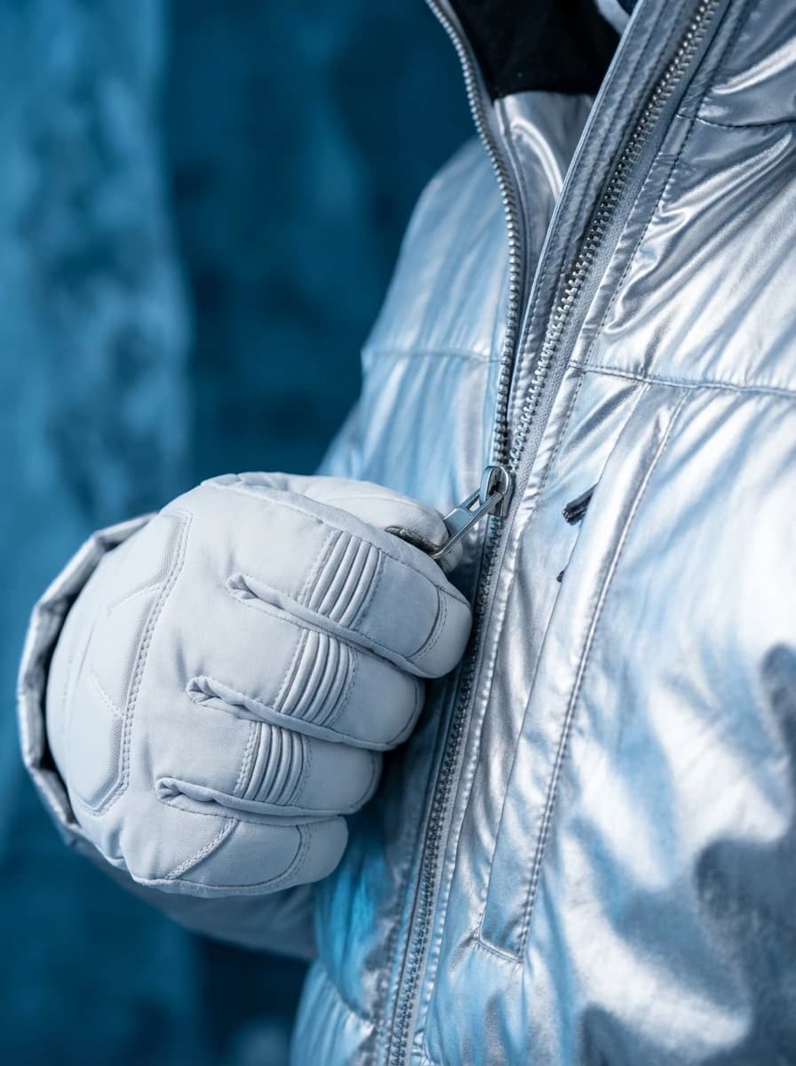 Glacier Ice Cave fashion photography example 3
