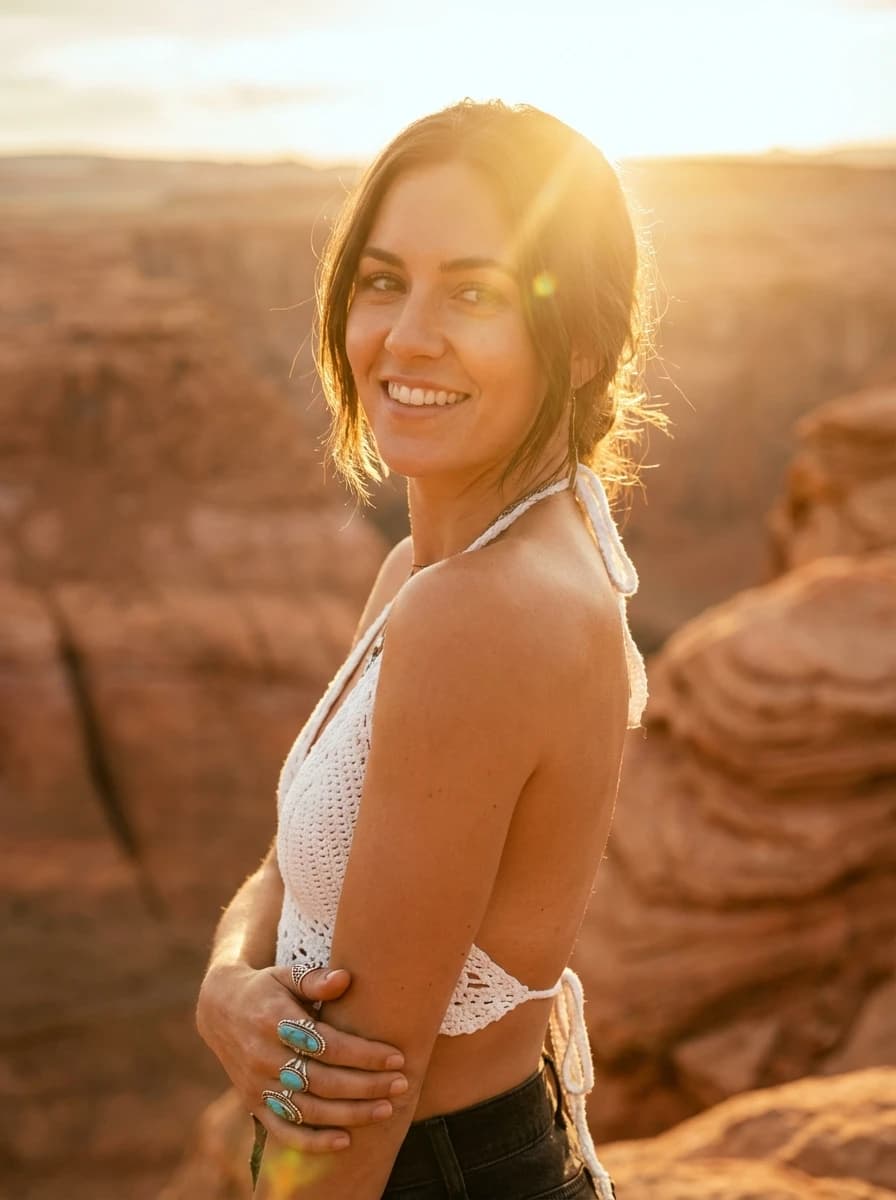 Grand Canyon Edge fashion photography example 2