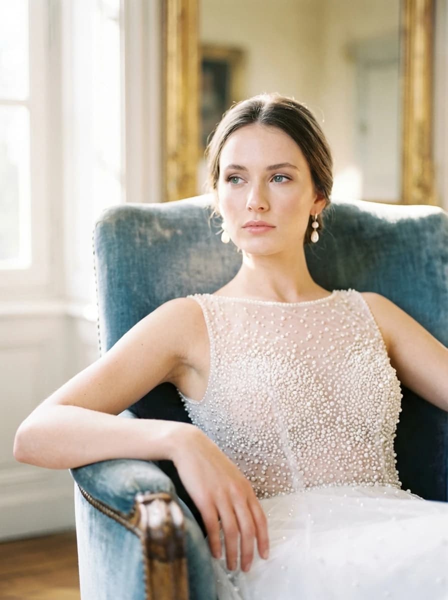 Grand French Chateau Interior fashion photography example 2