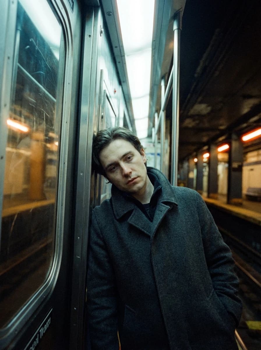 Gritty Subway Train Carriage fashion photography example 2