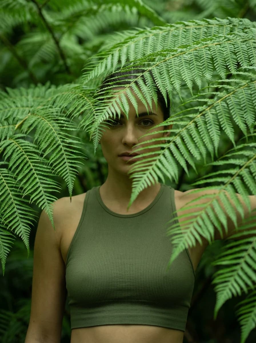 Lush Tropical Rainforest fashion photography example 2