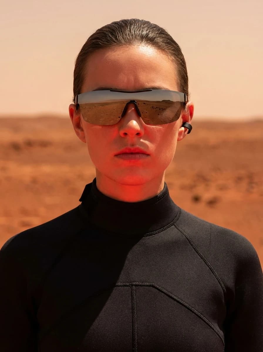 Martian Red Landscape fashion photography example 2