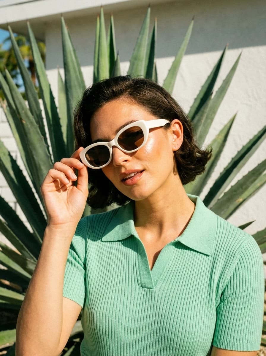 Mid-Century Modern Palm Springs Home fashion photography example 2