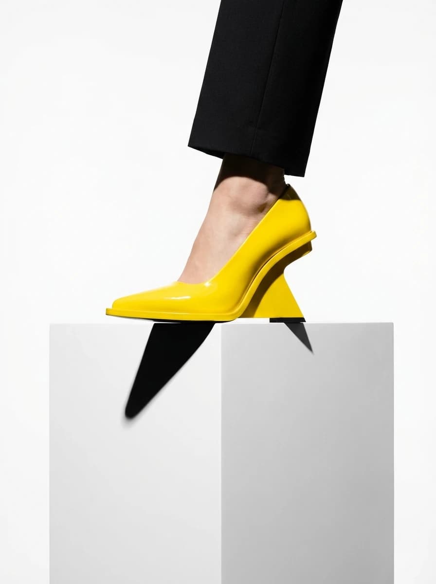 Minimalist Abstract Geometric Void fashion photography example 3