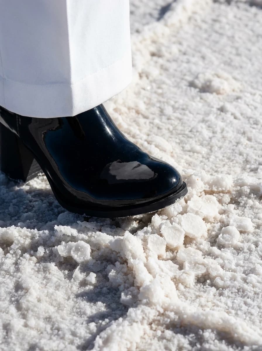 Minimalist Salt Flats fashion photography example 3