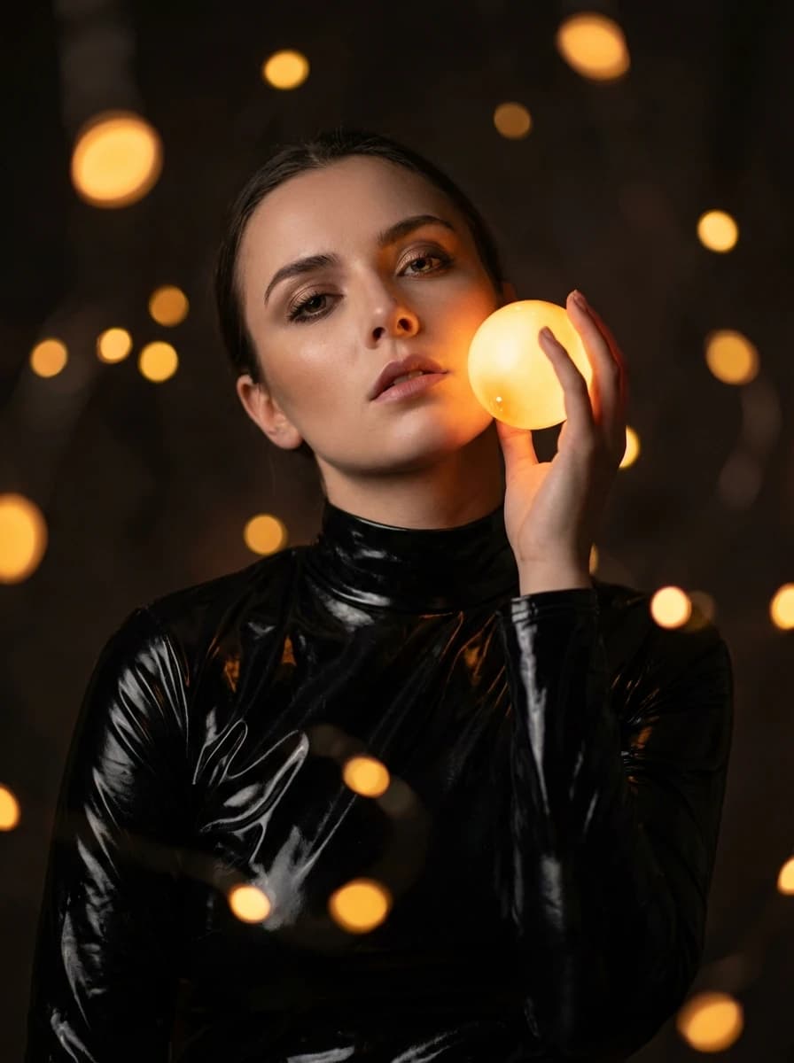 Mirrored Infinity Room fashion photography example 2