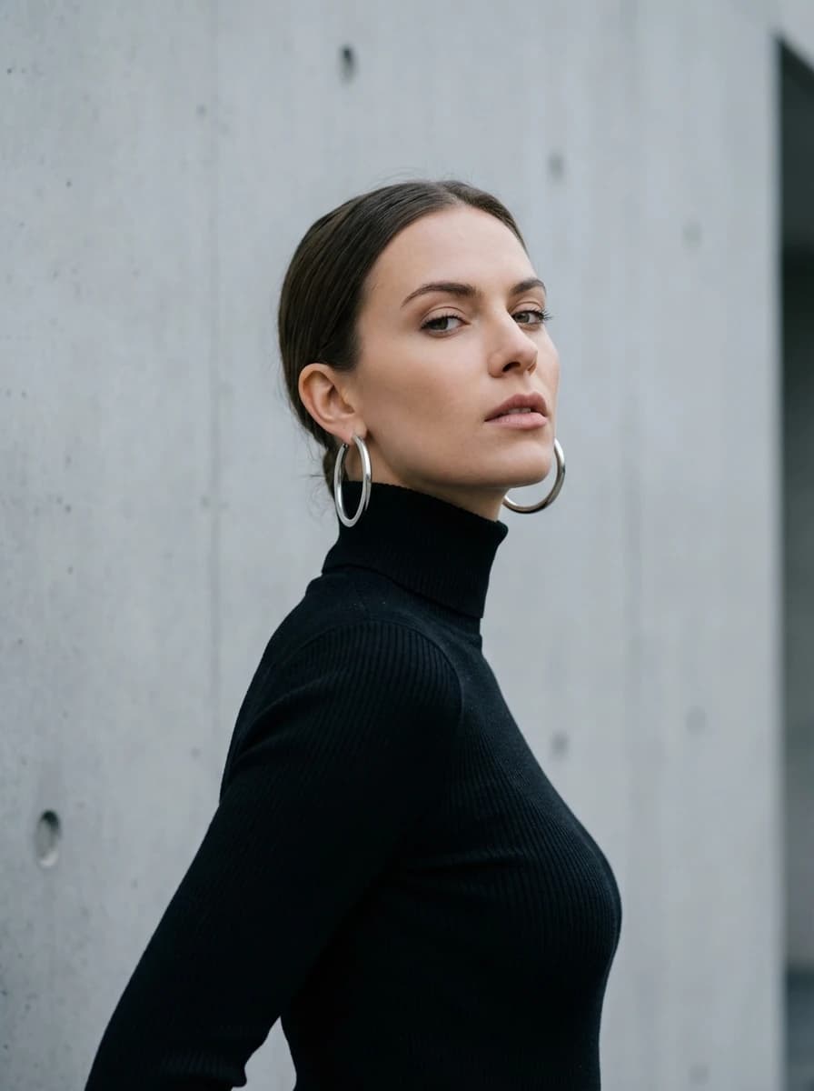 Modern Minimalist Concrete Villa fashion photography example 2