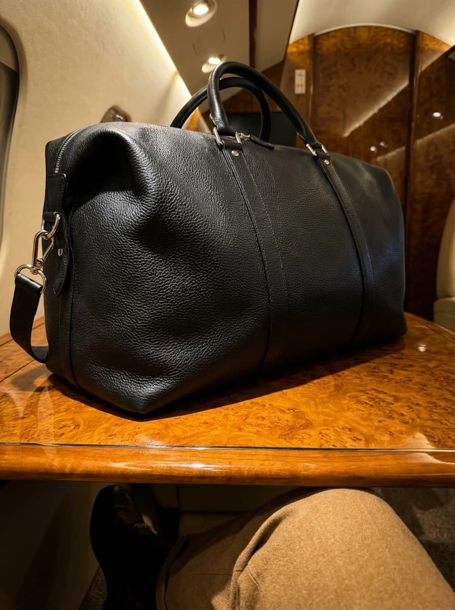 Private Jet Interior fashion photography example 3
