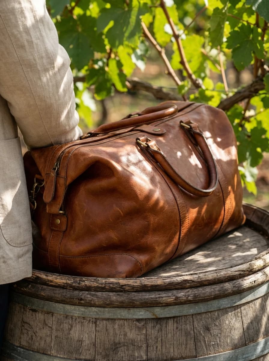 Rolling Tuscan Vineyards fashion photography example 3