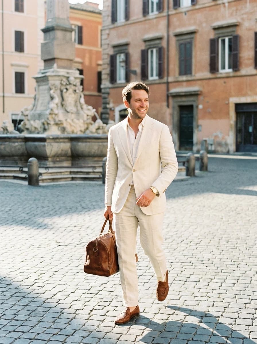 Rome Ancient Piazza fashion photography example 1