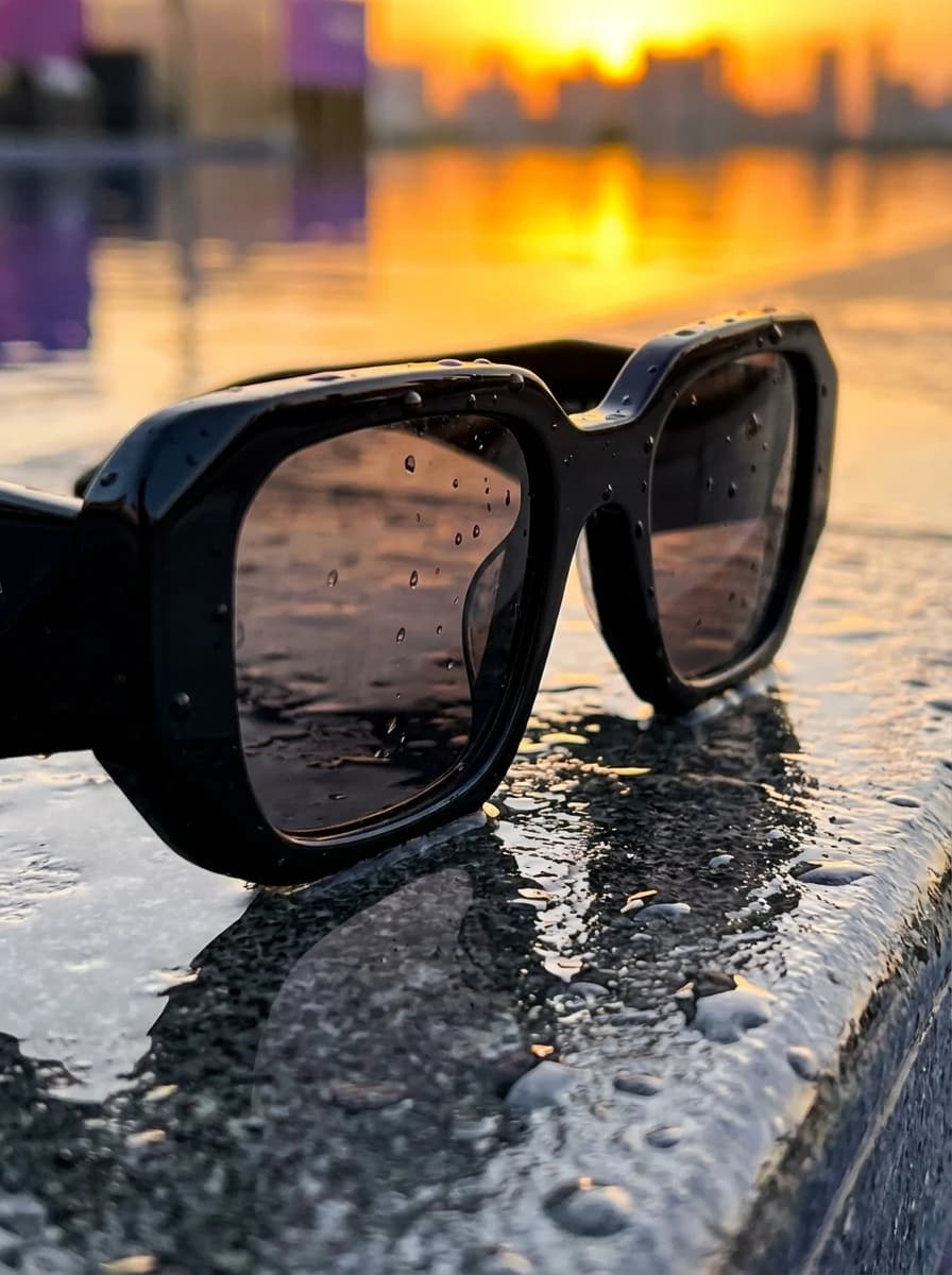 Rooftop Infinity Pool at Sunset fashion photography example 3