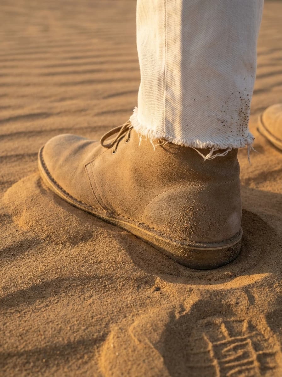 Sweeping Saharan Sand Dunes fashion photography example 3