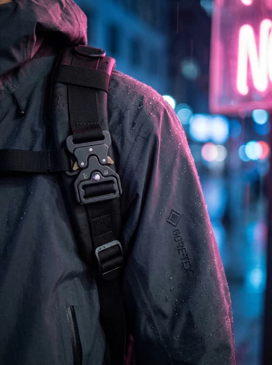 Tokyo Neon-Lit Intersection fashion photography example 3