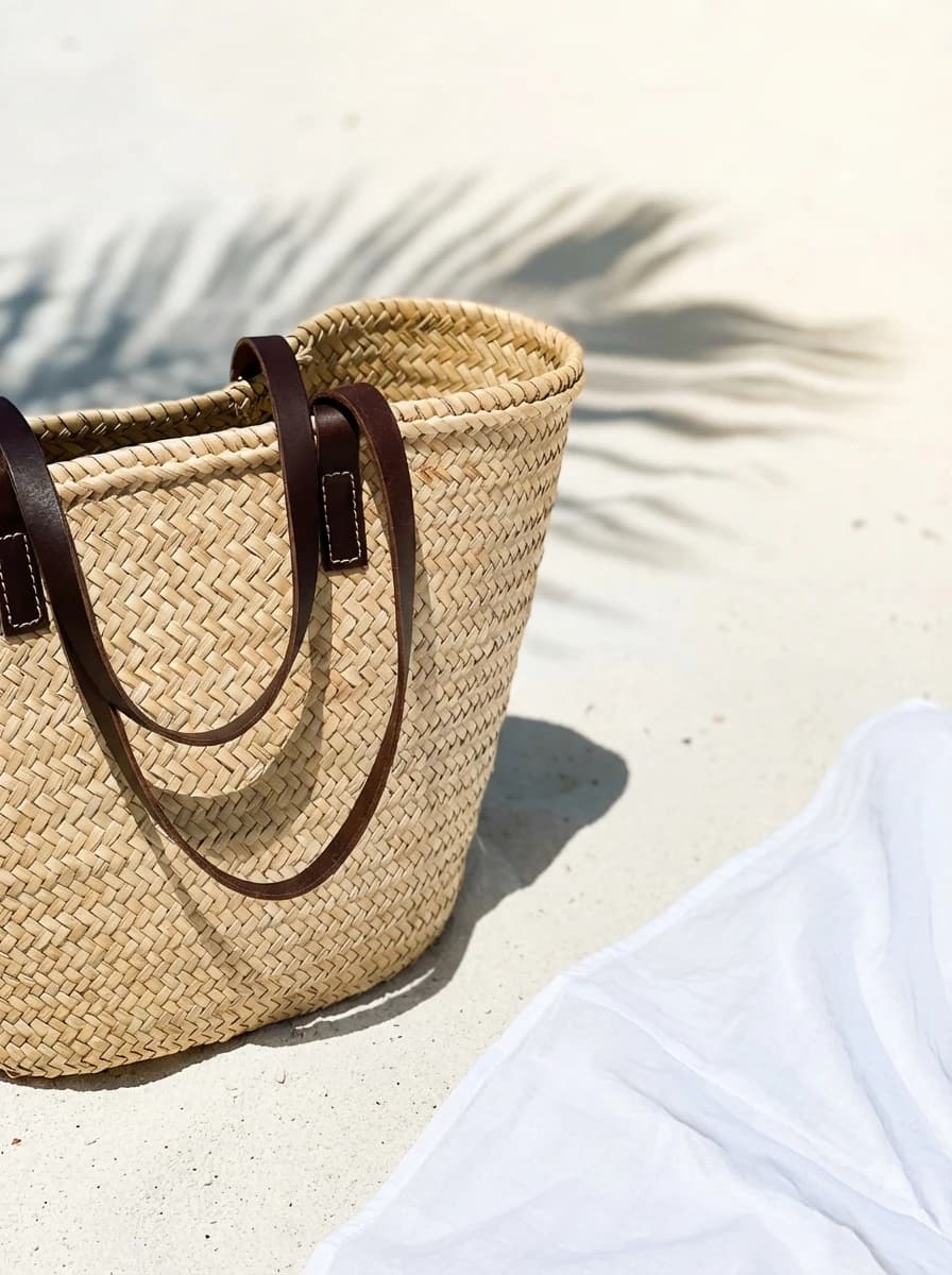 Tropical White Sand Beach fashion photography example 3