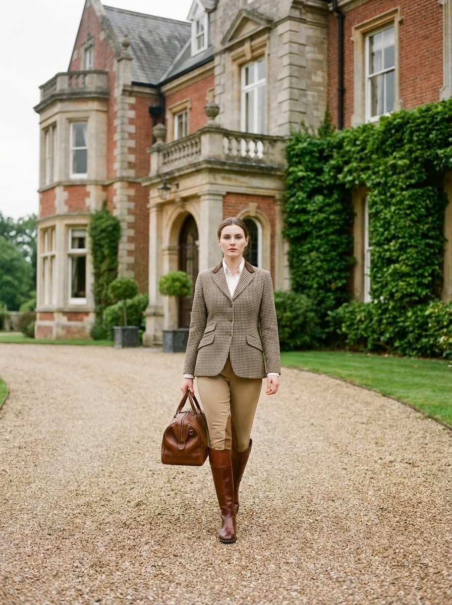 Victorian English Manor fashion photography example 1