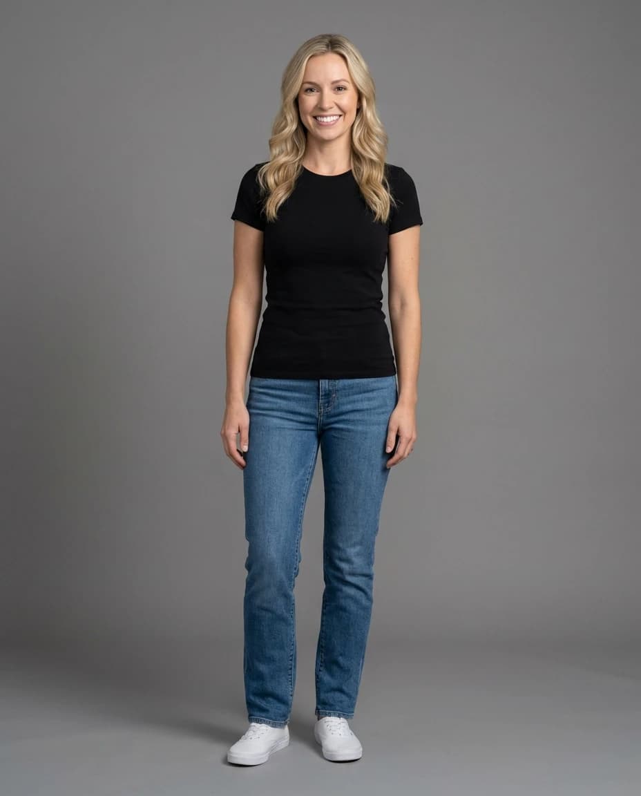 AI fashion photoshoot - commercial e-commerce style example