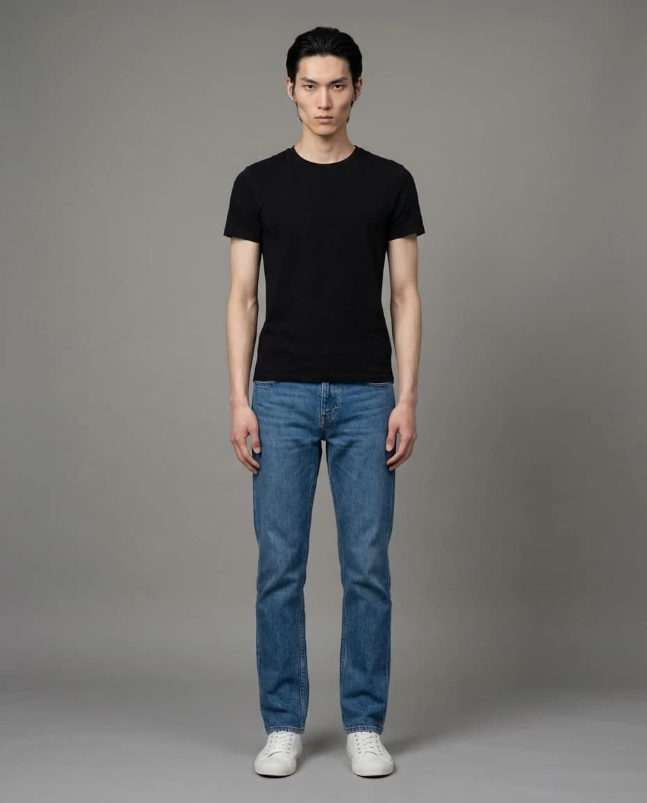 AI fashion photoshoot - high fashion editorial example