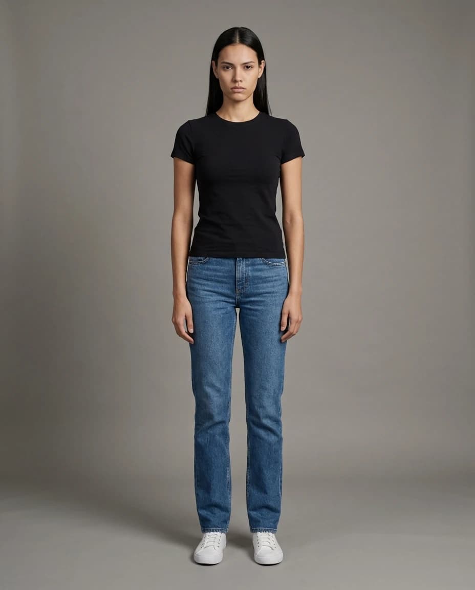 AI fashion photoshoot - luxury editorial style