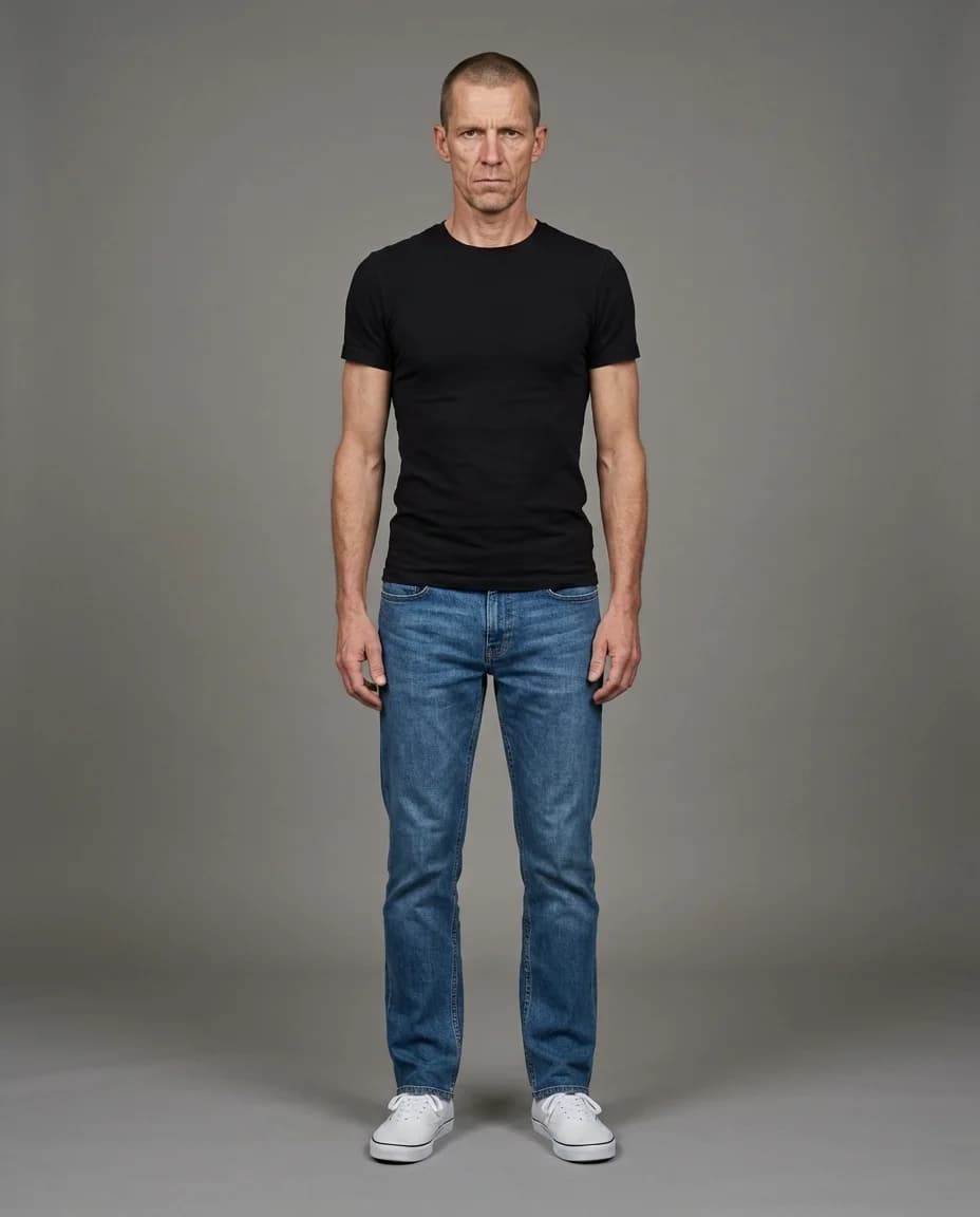 AI fashion photoshoot - athletic model sportswear