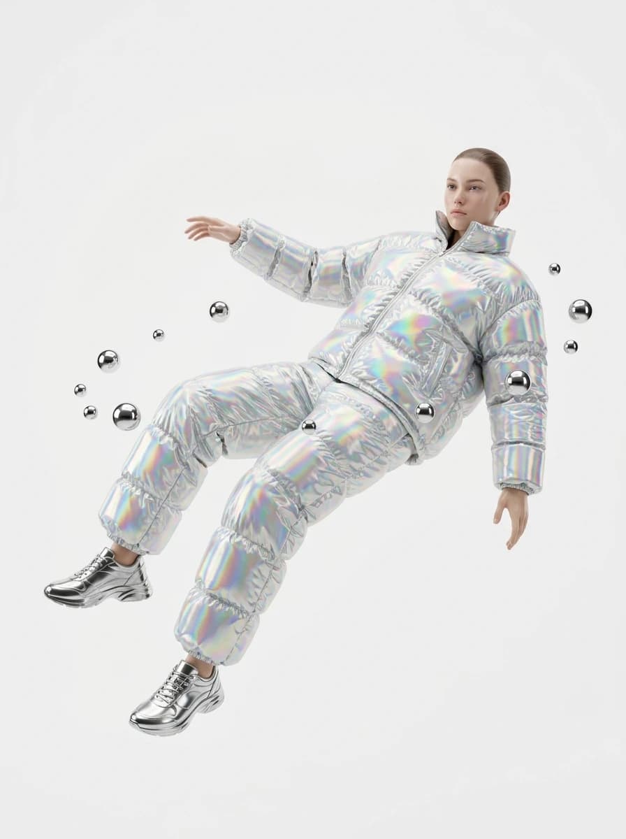 3D Render / Metaverse CGI fashion photography example 1