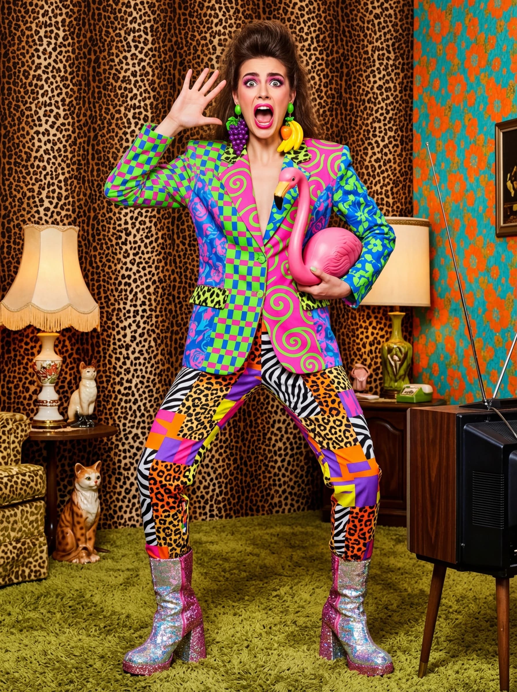 Camp / Kitsch fashion photography example 1