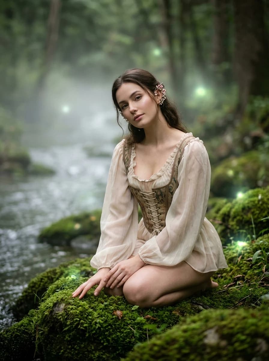 Fairycore fashion photography example 2