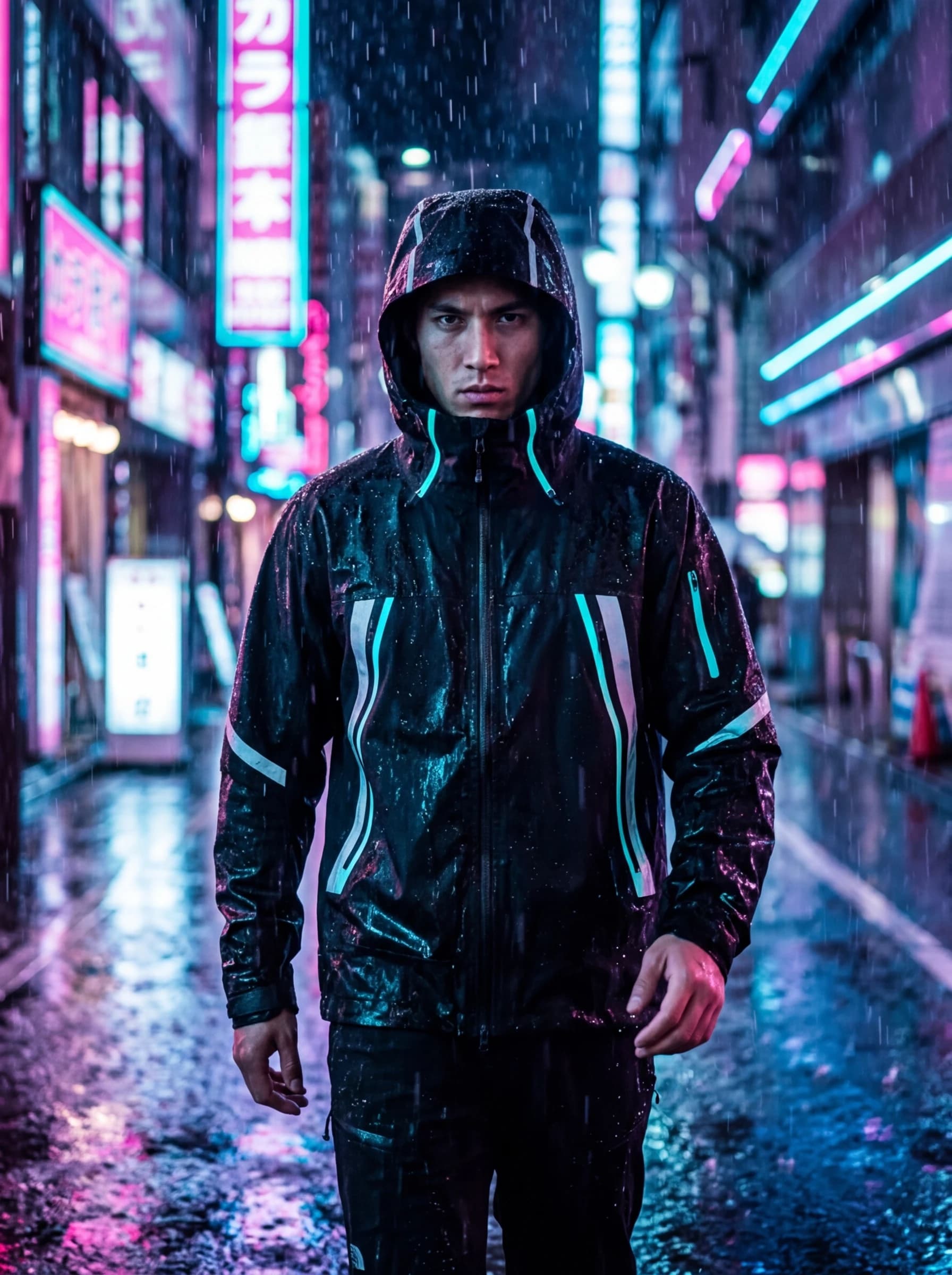 Gorpcore / Techwear fashion photography example 2