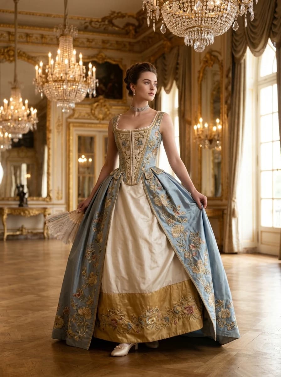 Historical Period / Bridgerton fashion photography example 1