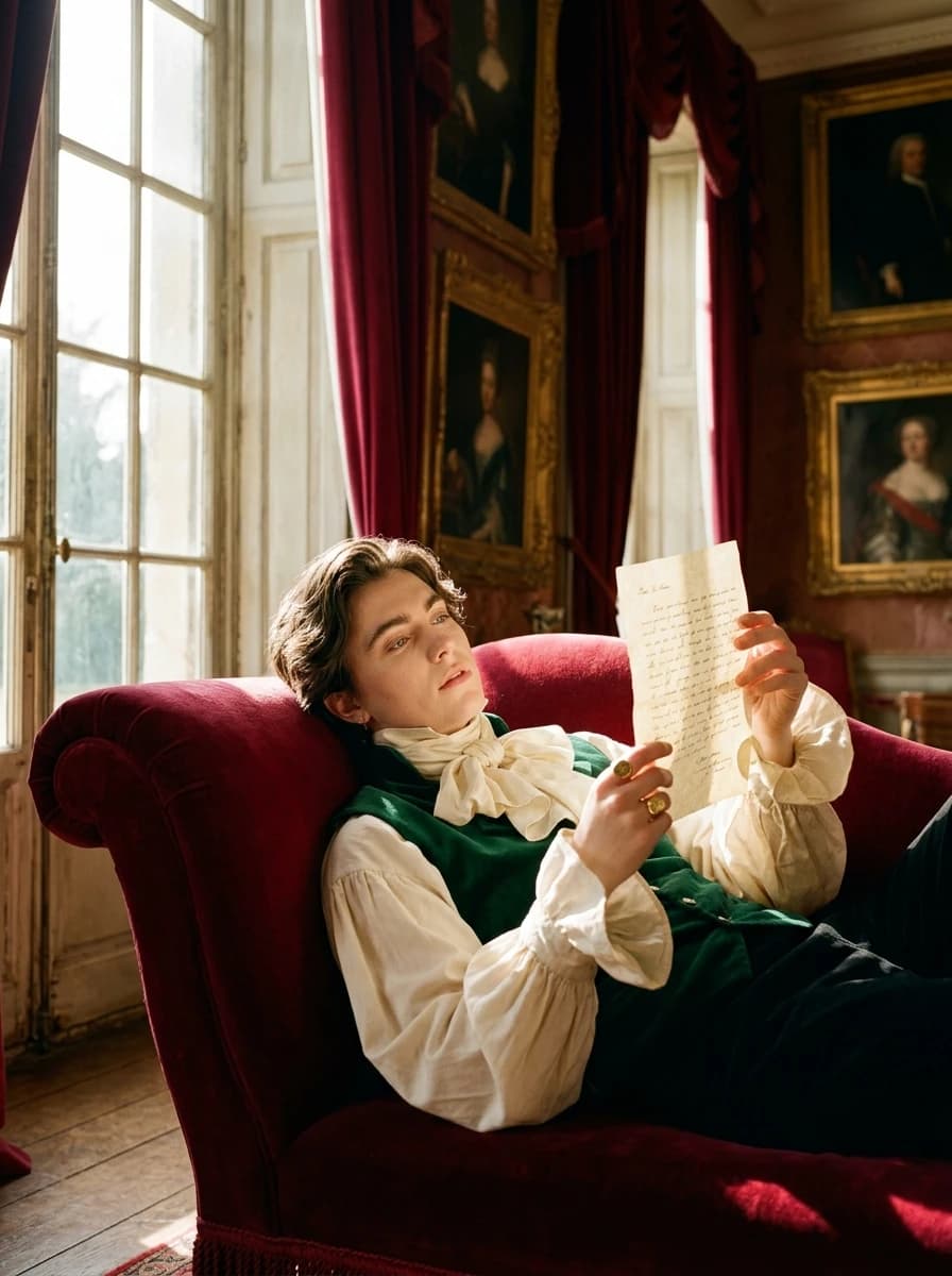 Historical Period / Bridgerton fashion photography example 2