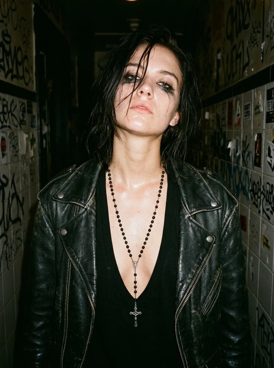 Indie Sleaze fashion photography example 2