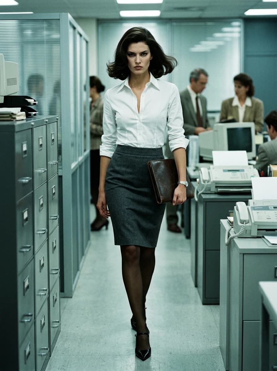 Office Siren fashion photography example 1