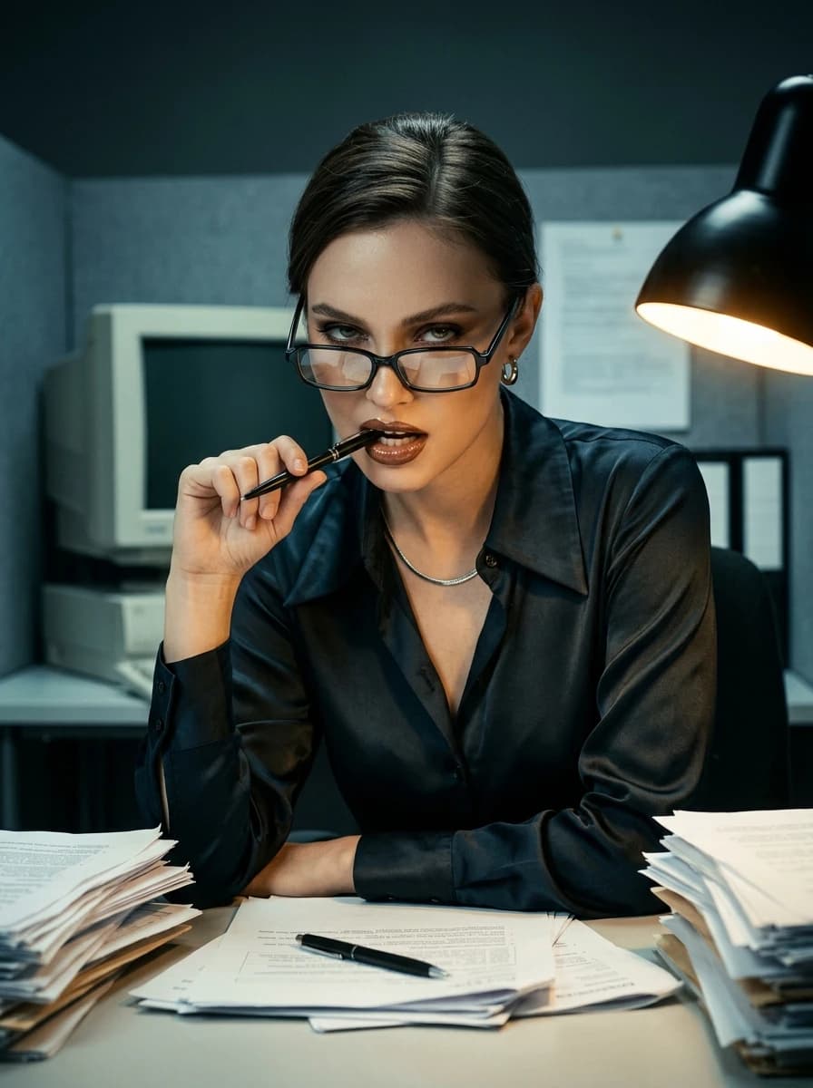 Office Siren fashion photography example 2