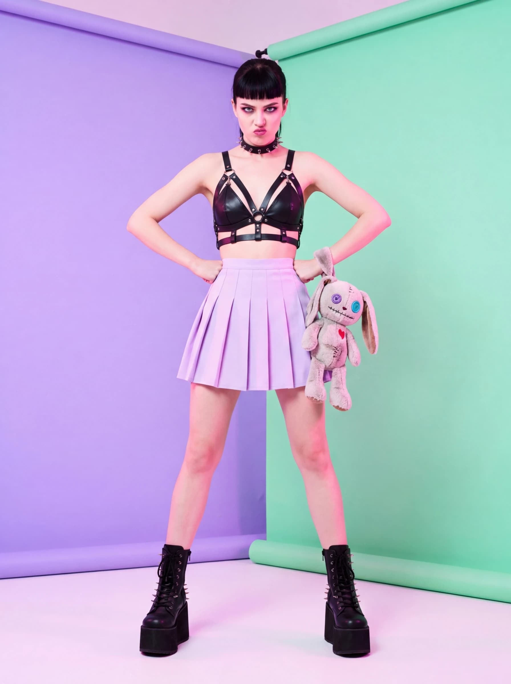 Pastel Goth fashion photography example 1