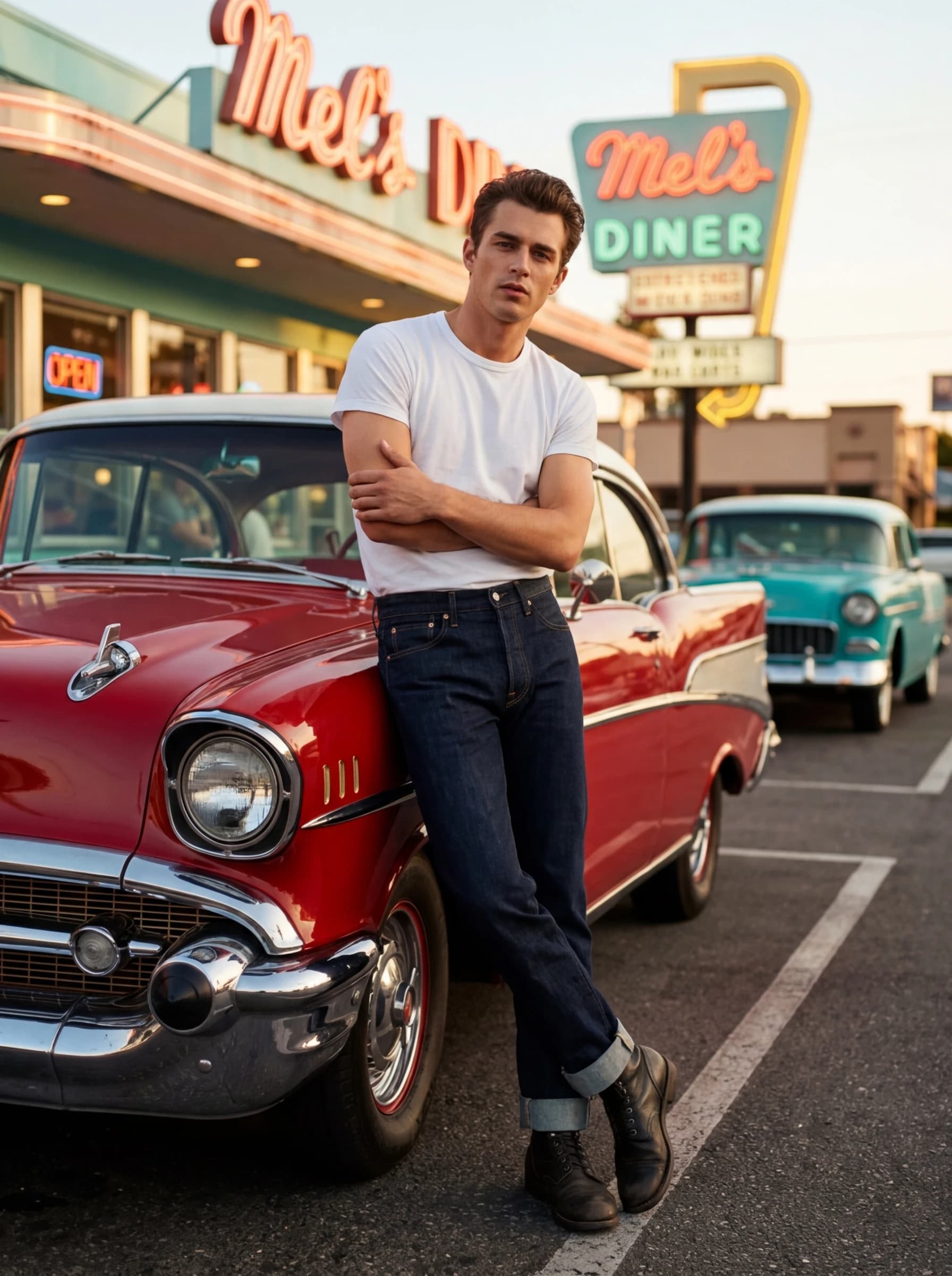 Retro Americana fashion photography example 1