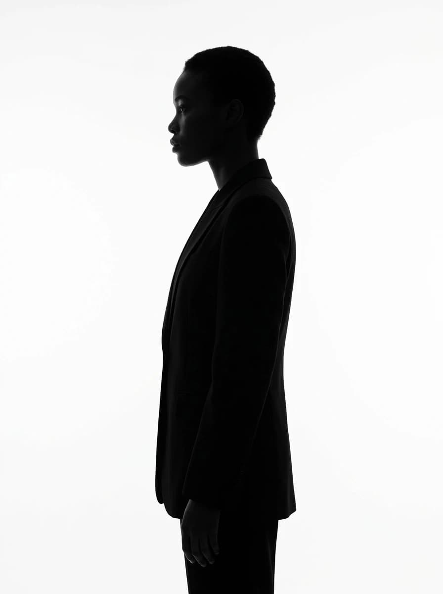 Silhouette fashion photography example 2