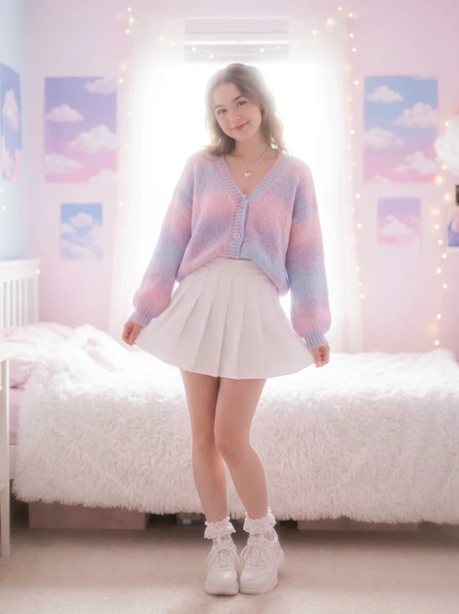 Soft Girl Aesthetic fashion photography example 1