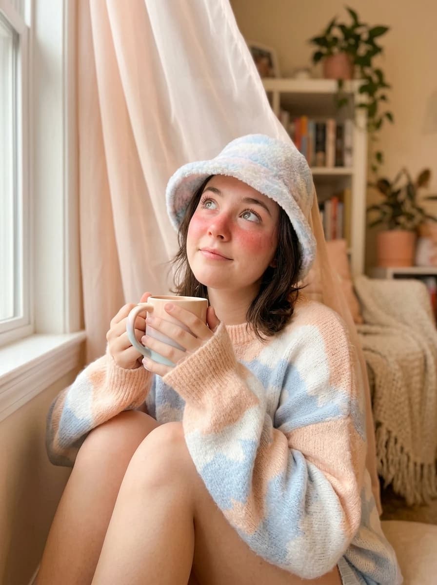 Soft Girl Aesthetic fashion photography example 2