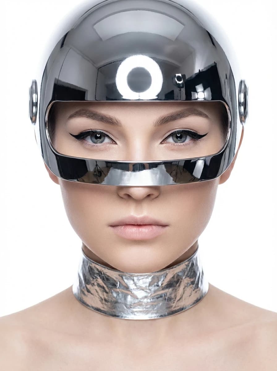 Space Age / Retro-Futurism fashion photography example 3